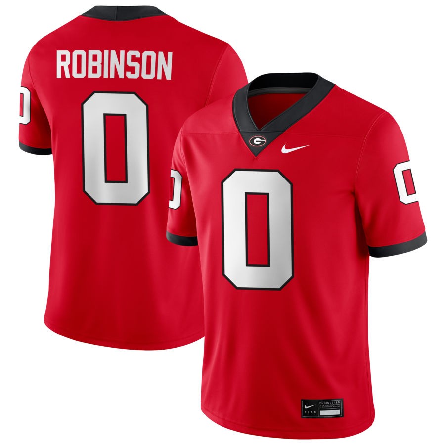 #0 Roderick Robinson II Georgia Bulldogs Football Jersey Stitched