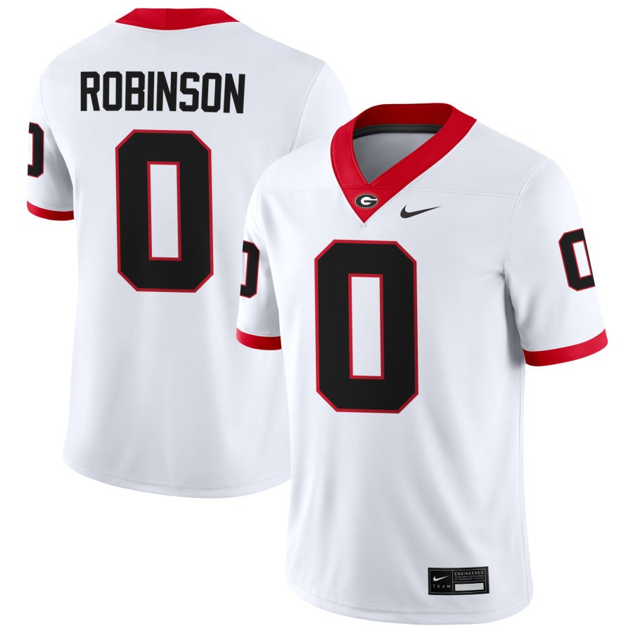 #0 Roderick Robinson II Georgia Bulldogs Football Jersey Stitched