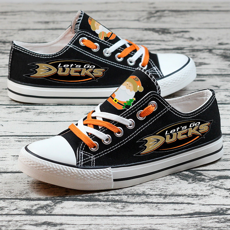 Anaheim Ducks Low Top Canvas Sport Sneakers Shoes For Men Women Fans