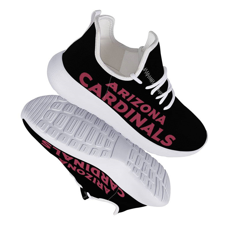 Arizona Cardinals Black Sport Sneakers Shoes For Men Women Fans
