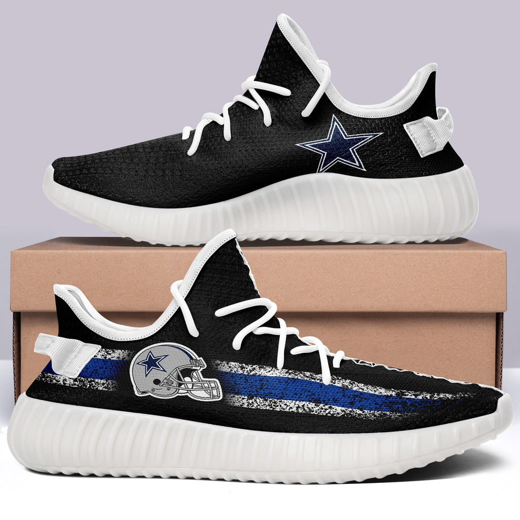 Dallas Cowboys NFL 350v Yeezy Sneakers For Men Women Fans