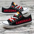 Arizona Cardinals Low Top Canvas Sport Sneakers Shoes For Men Women Fans