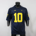 #10 Tom Brady Alumni Michigan Wolverines Football Jersey Stitched Navy