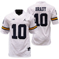#10 Tom Brady Alumni Michigan Wolverines Football Jersey Stitched