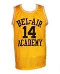 Will Smith Jersey #14 The Fresh Prince Of Bel-Air Basketball Yellow
