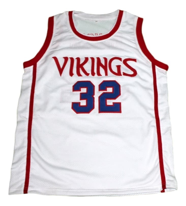 Magic Johnson Jersey #32 Vikings High School Basketball White