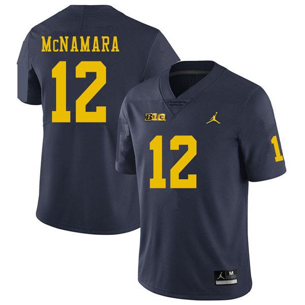 #12 Cade McNamara Alumni Men’s Michigan Wolverines Football Jersey Stitched