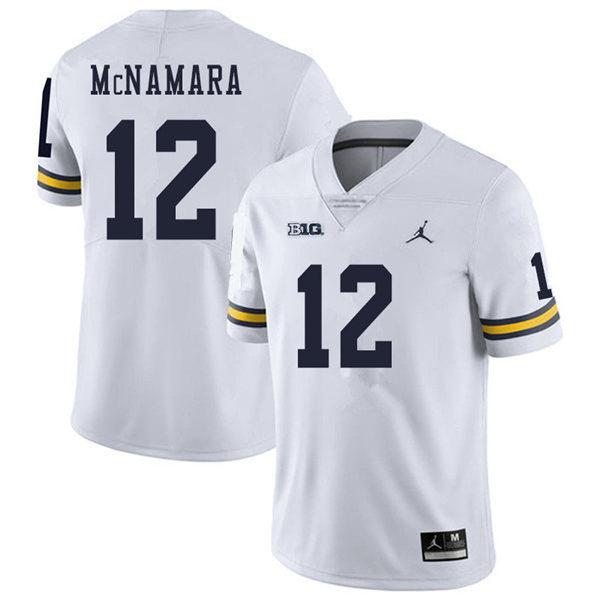 #12 Cade McNamara Alumni Men’s Michigan Wolverines Football Jersey Stitched