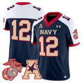 12th Man Jersey #12 Navy Midshipmen Vapor USMC Premier Stitched