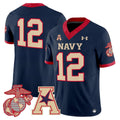 12th Man Jersey #12 Navy Midshipmen Vapor USMC Premier Stitched