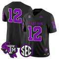 12th Man Jersey #12 Texas A&M Aggies DJ Screw Vapor Limited Stitched