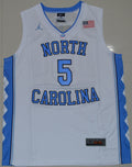 North Carolina Tar Heels #5 Marcus Paige NCAA Basketball Jersey White
