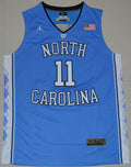 North Carolina Tar Heels #11 Brice Johnson NCAA Basketball Jersey Blue