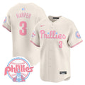 Unisex Philadelphia Phillies Bubblegum Pink Vapor Premier Limited Jersey V2 - All Stitched