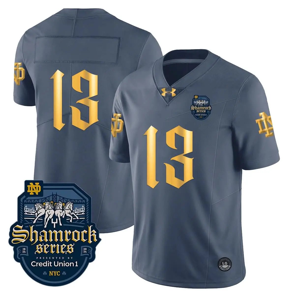 Men Notre Dame Fighting Irish 2024 Shamrock Series Uniform
