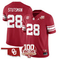 Men Oklahoma Sooners Football 1946-56 Throwback Uniforms - 100th Season
