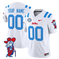 Ole Miss Rebels 2024 Vapor Limited Custom Jersey V2
