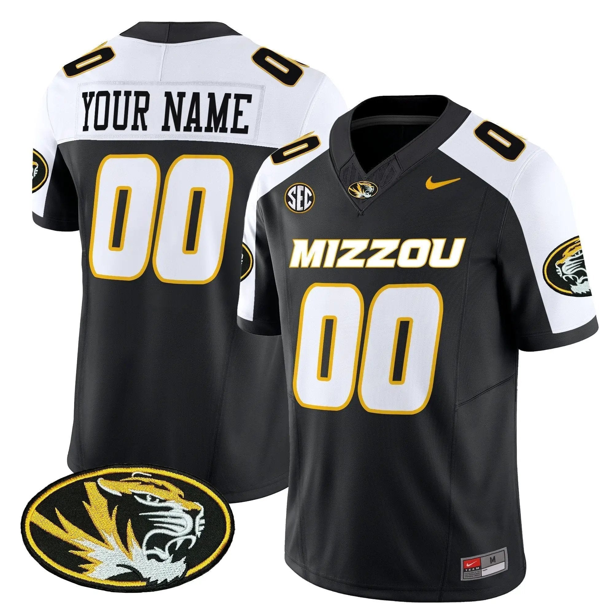 Missouri Tigers Football 2025 Vapor Limited Custom Jersey Stitched