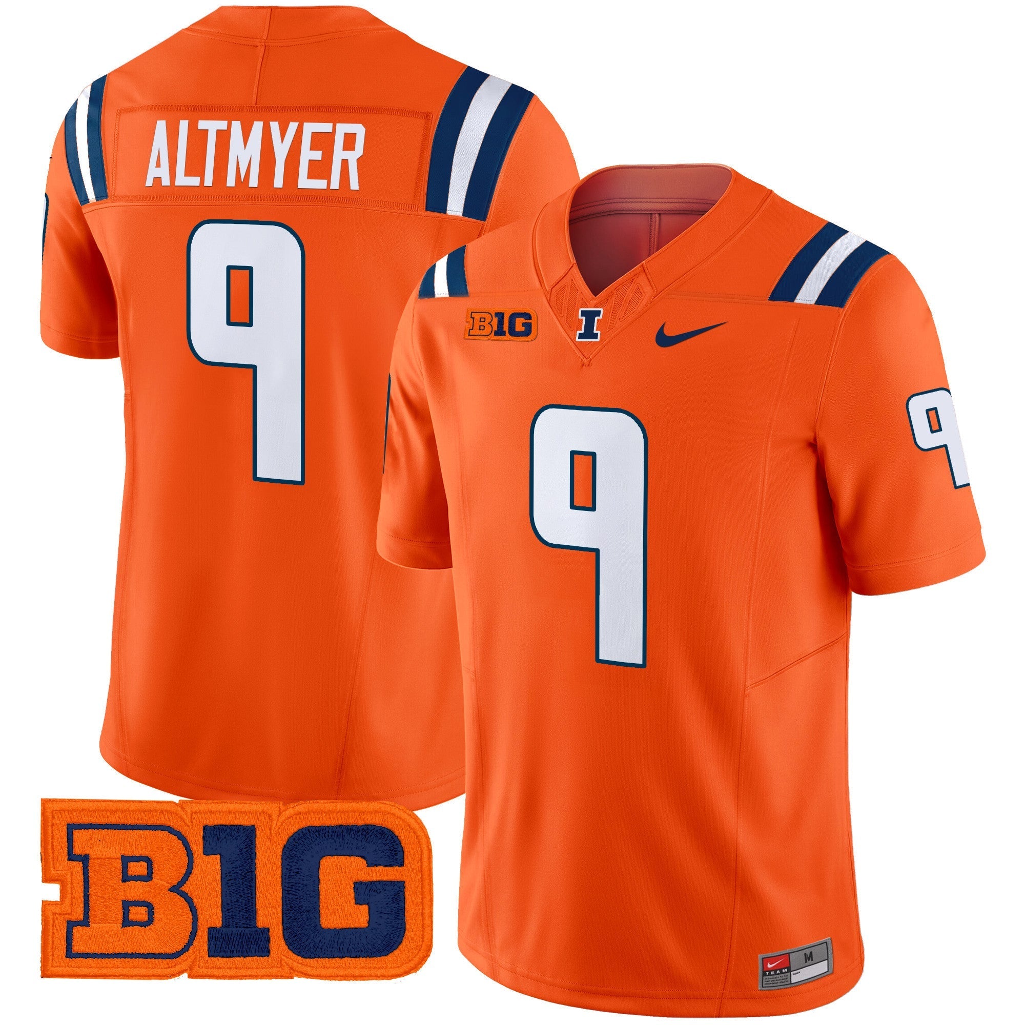 Men's Illinois Fighting Illini 2025 Vapor Limited Jersey - All Stitched