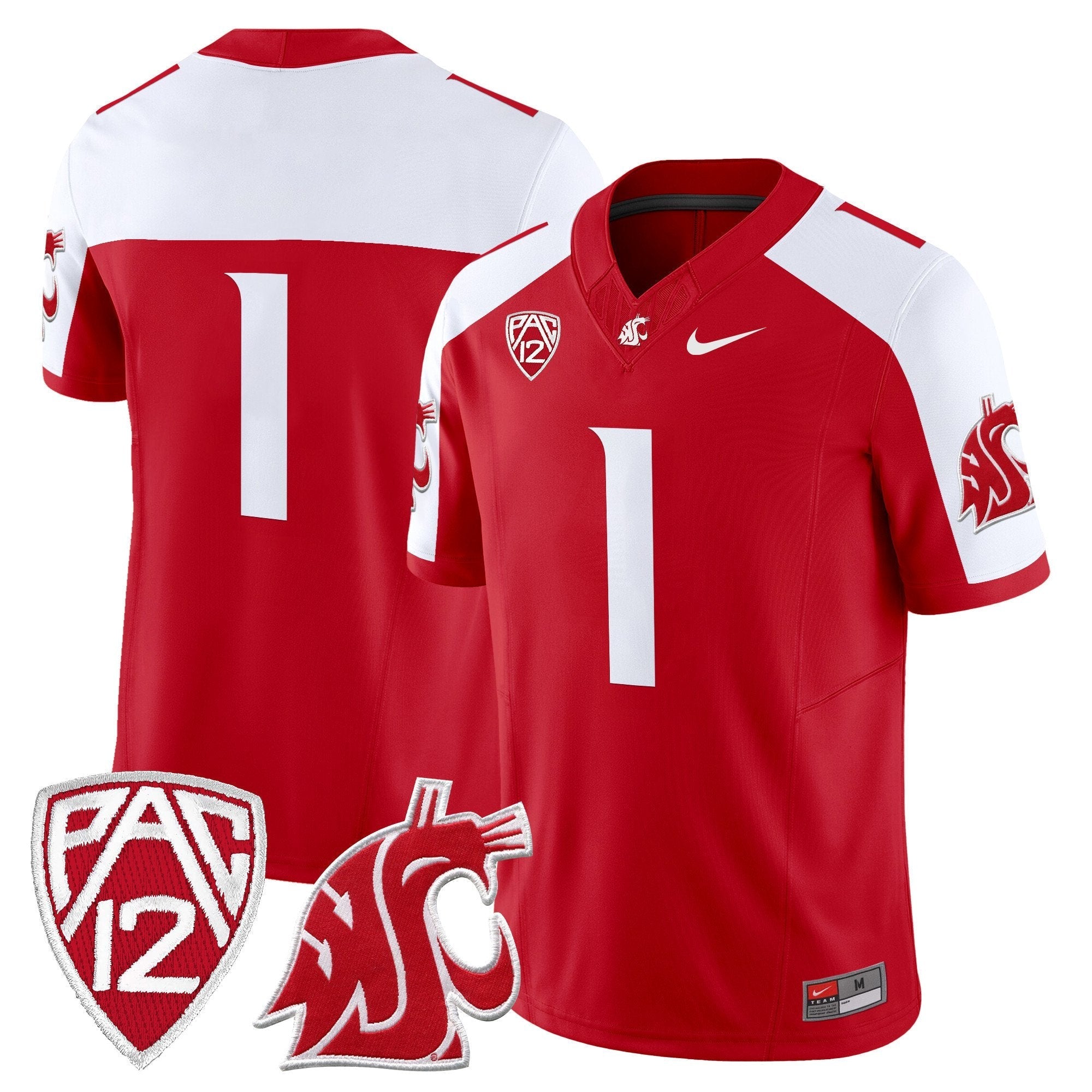 Washington State Cougars 2025 Vapor Limited Jersey - All Stitched