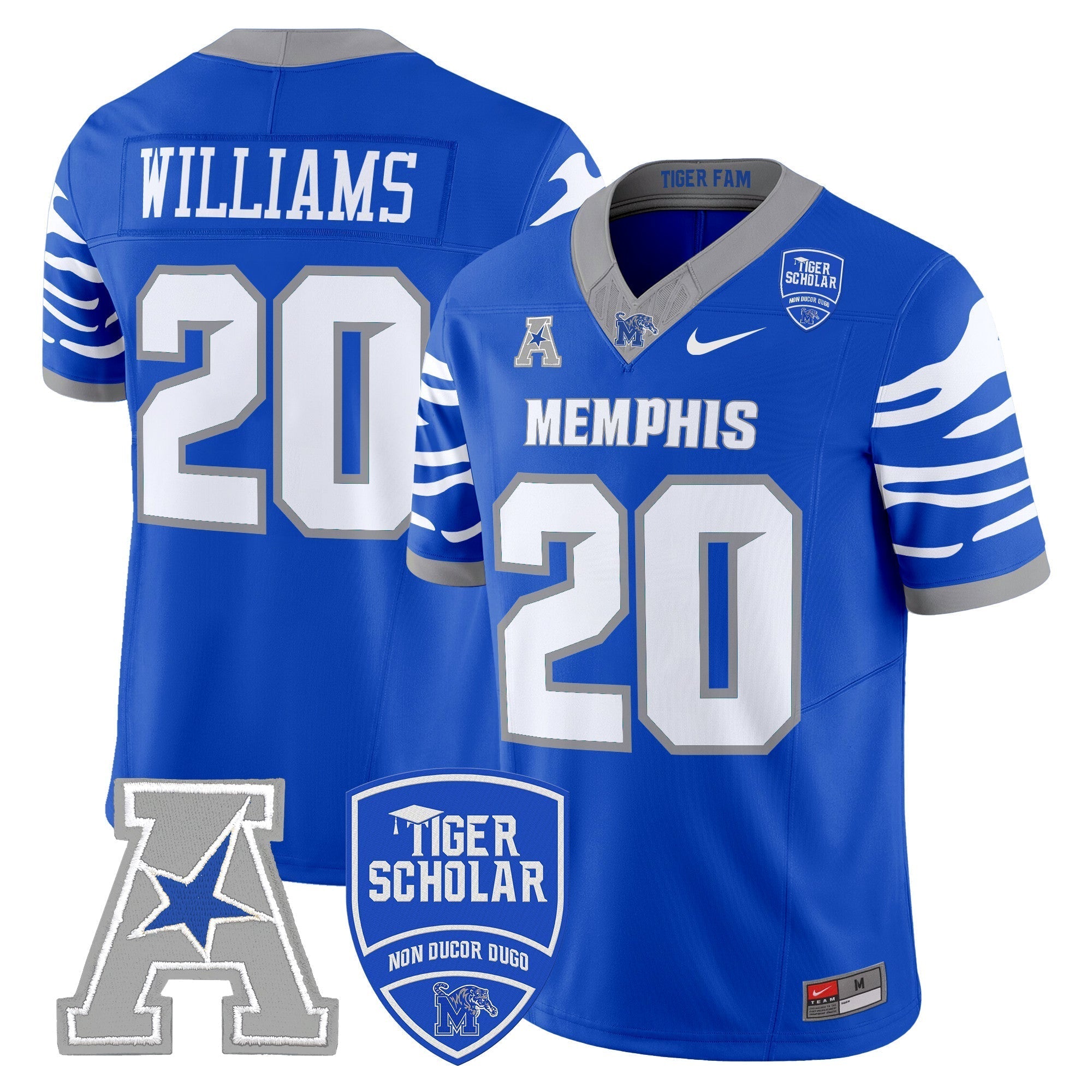 Memphis Tigers 2025 Vapor Limited Jersey - All Stitched