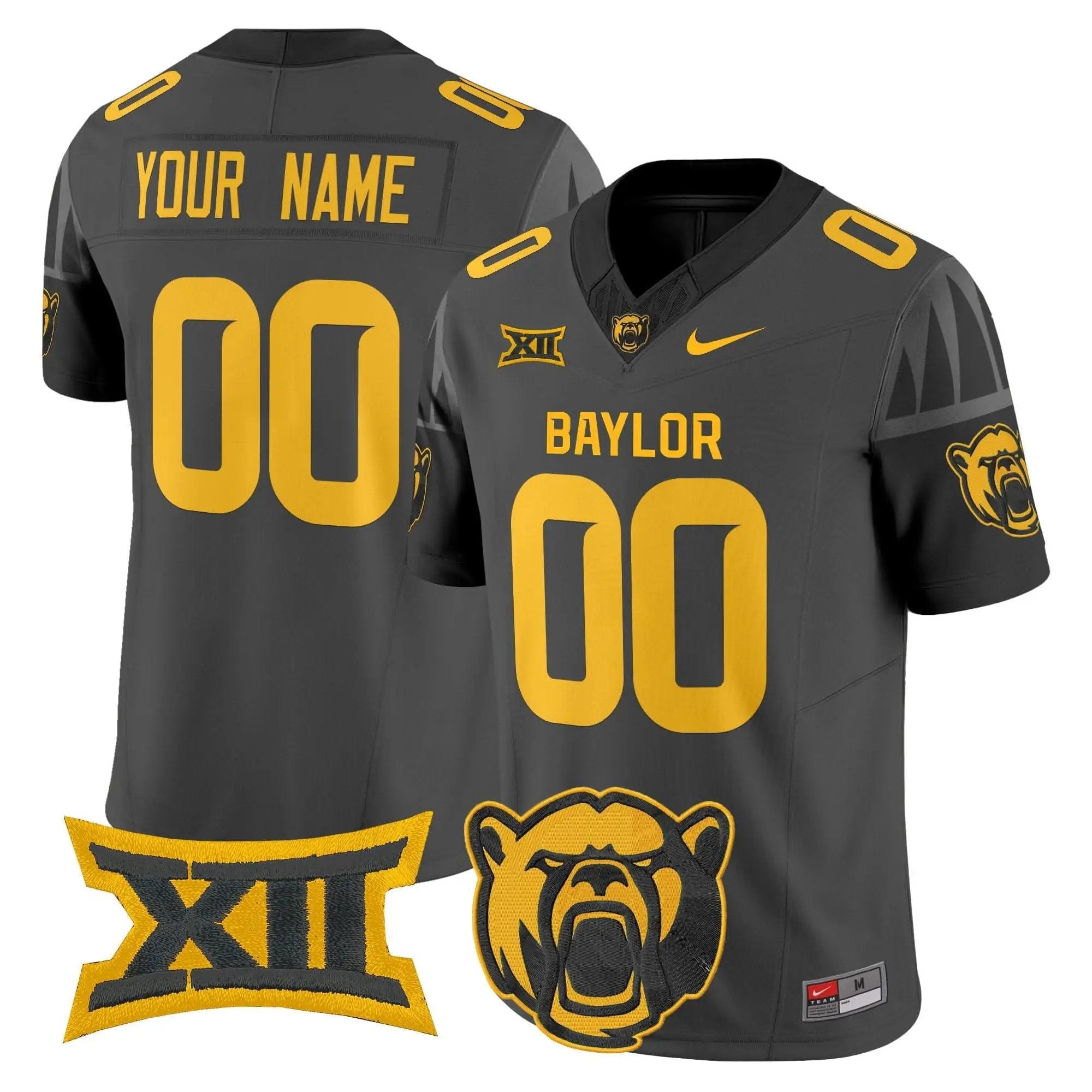 Baylor Bears 2025 Football Vapor Limited Custom Jersey V2 Stitched