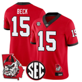 Men Georgia Bulldogs Football 24/25 Jersey - Georgia State Map Patch