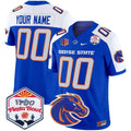 Boise State Broncos football 2025 The Fiesta Bowl Patch Vapor Limited Custom Jersey