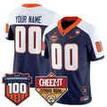 Illinois Fighting Illini football 2025 Cheez-It Citrus Bowl Patch Vapor Limited Custom Jersey