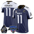 Navy Midshipmen 2025 Armed Forces Bowl Patch Vapor Limited Jersey - All Stitched