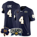 Men Notre Dame Fighting Irish 2025 Orange Bowl Champions Jersey N6 Football