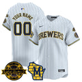 Custom Name/Number Milwaukee Brewers 2026 Limited Jersey - Bob Uecker Patch - All Stitched
