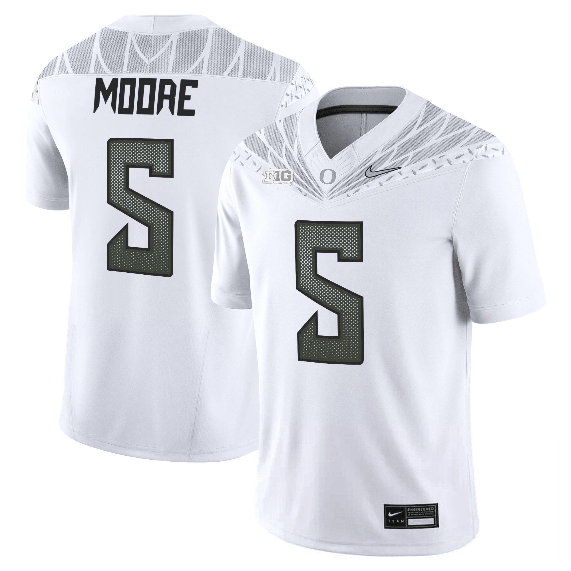 Oregon Ducks 2025 Vapor Limited Jersey V2 - All Stitched