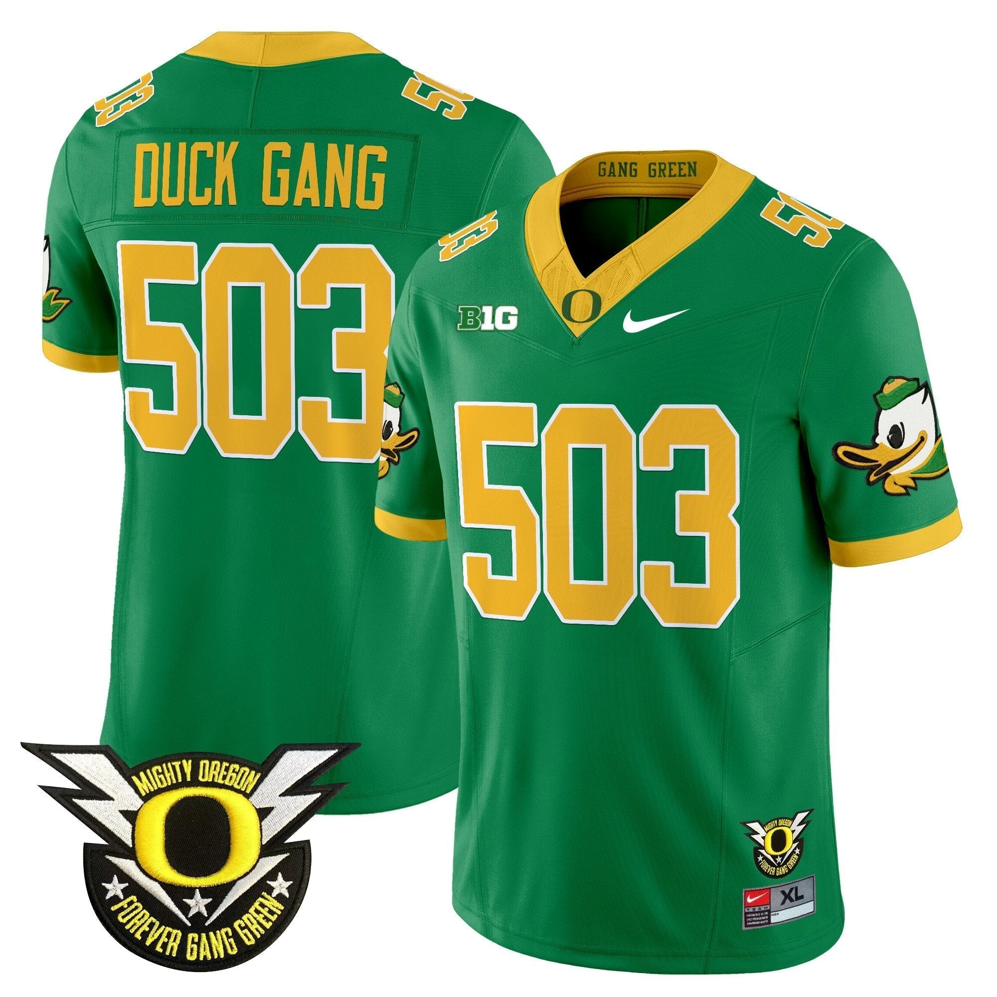 Oregon Ducks 2025 Vapor Limited Jersey V2 - All Stitched