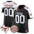 Texas Longhorns 2025 State Map & SEC Patch Vapor Limited Custom Jersey
