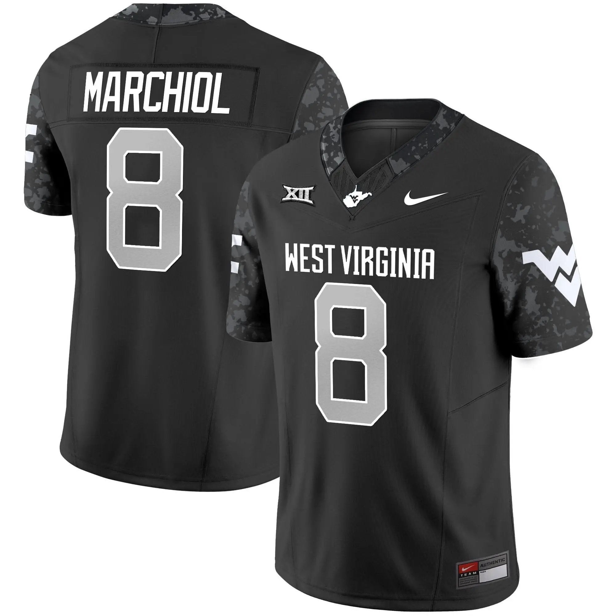 Men West Virginia Mountaineers Football 2025 Coal Rush Vapor Limited Jersey