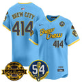 Milwaukee Brewers 'Bob Uecker - 54 Seasons for Brewers' Vapor Premier Limited Jersey - All Stitched