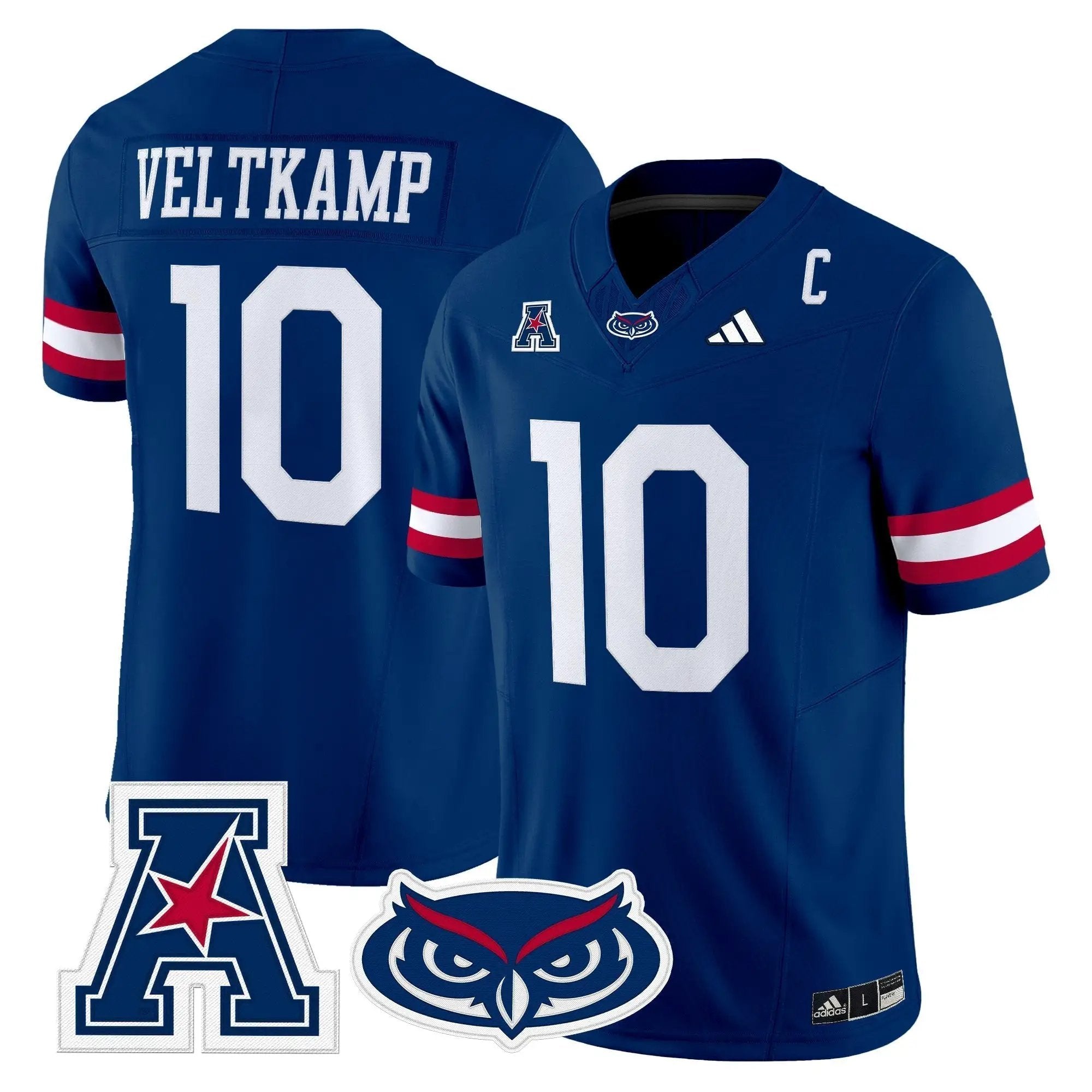 Men Florida Atlantic Owls Football 2025 Vapor Limited Jersey