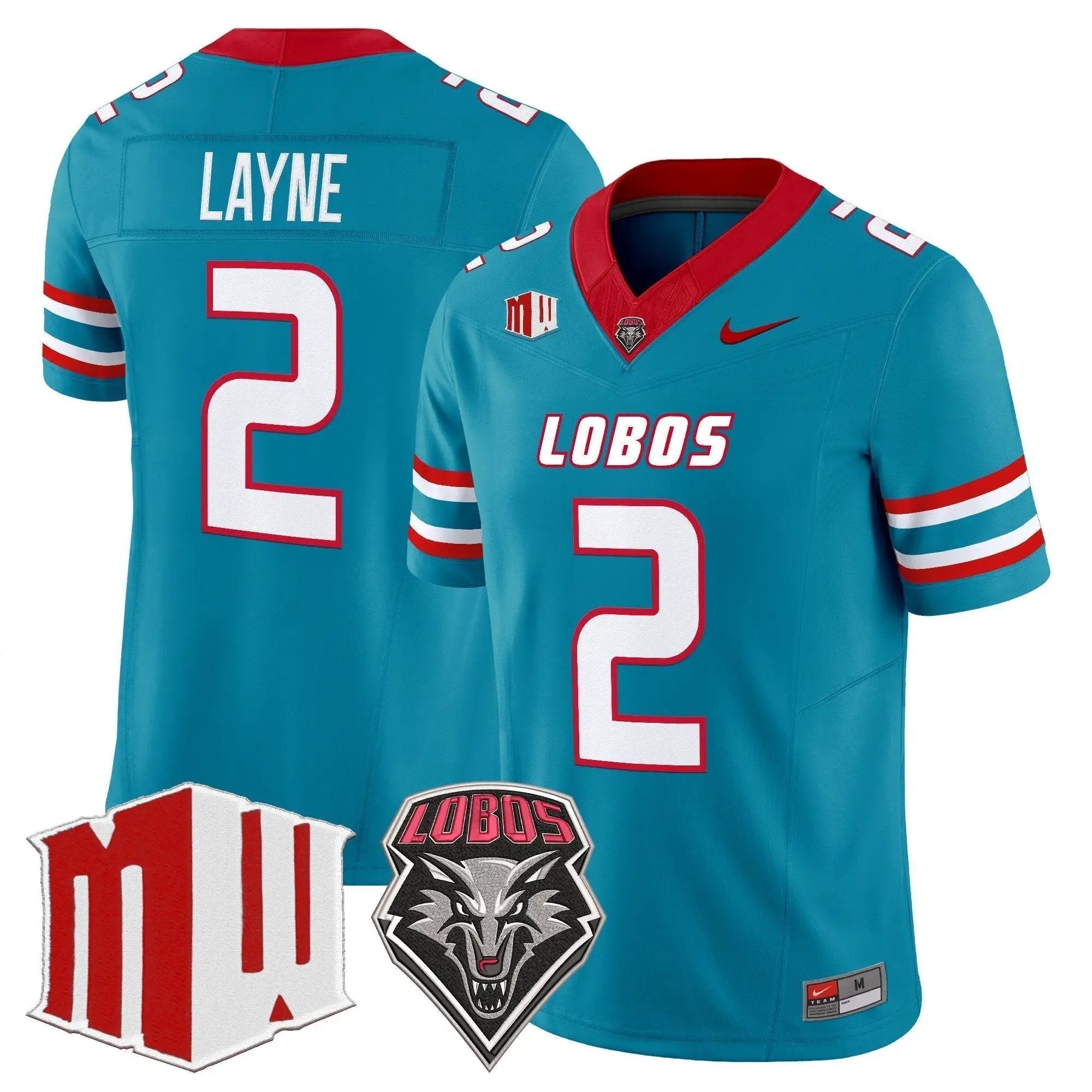 Men New Mexico Football Lobos 2025 Vapor Limited Jersey