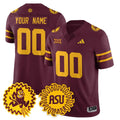 Arizona State Sun Devils 1975 Throwback Custom Uniform Football Stitched
