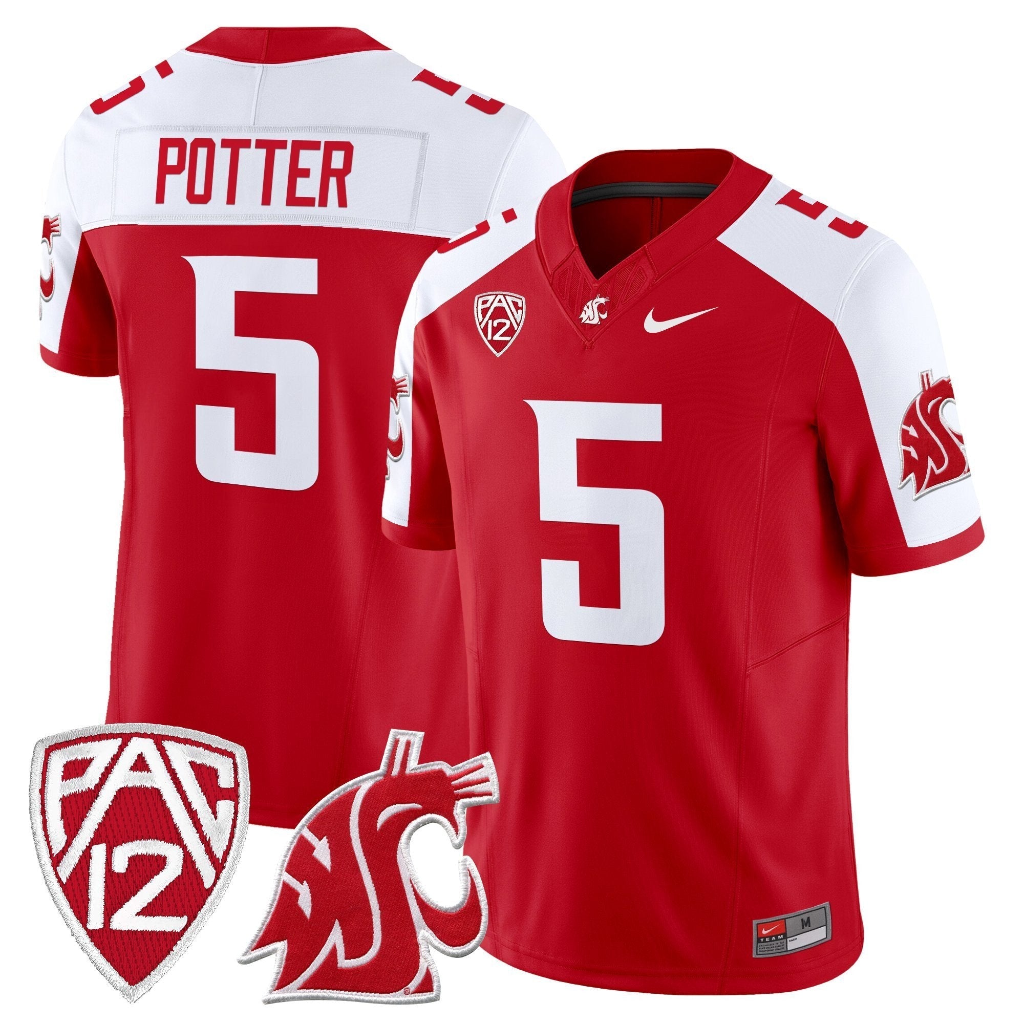 Washington State Cougars 2025 Vapor Limited Jersey - All Stitched