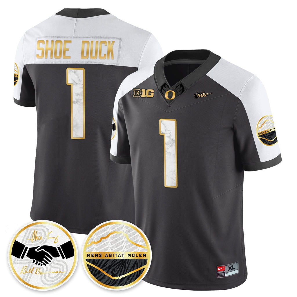 Oregon Ducks 2025 "Shoe Duck" Jersey V1 - All Stitched