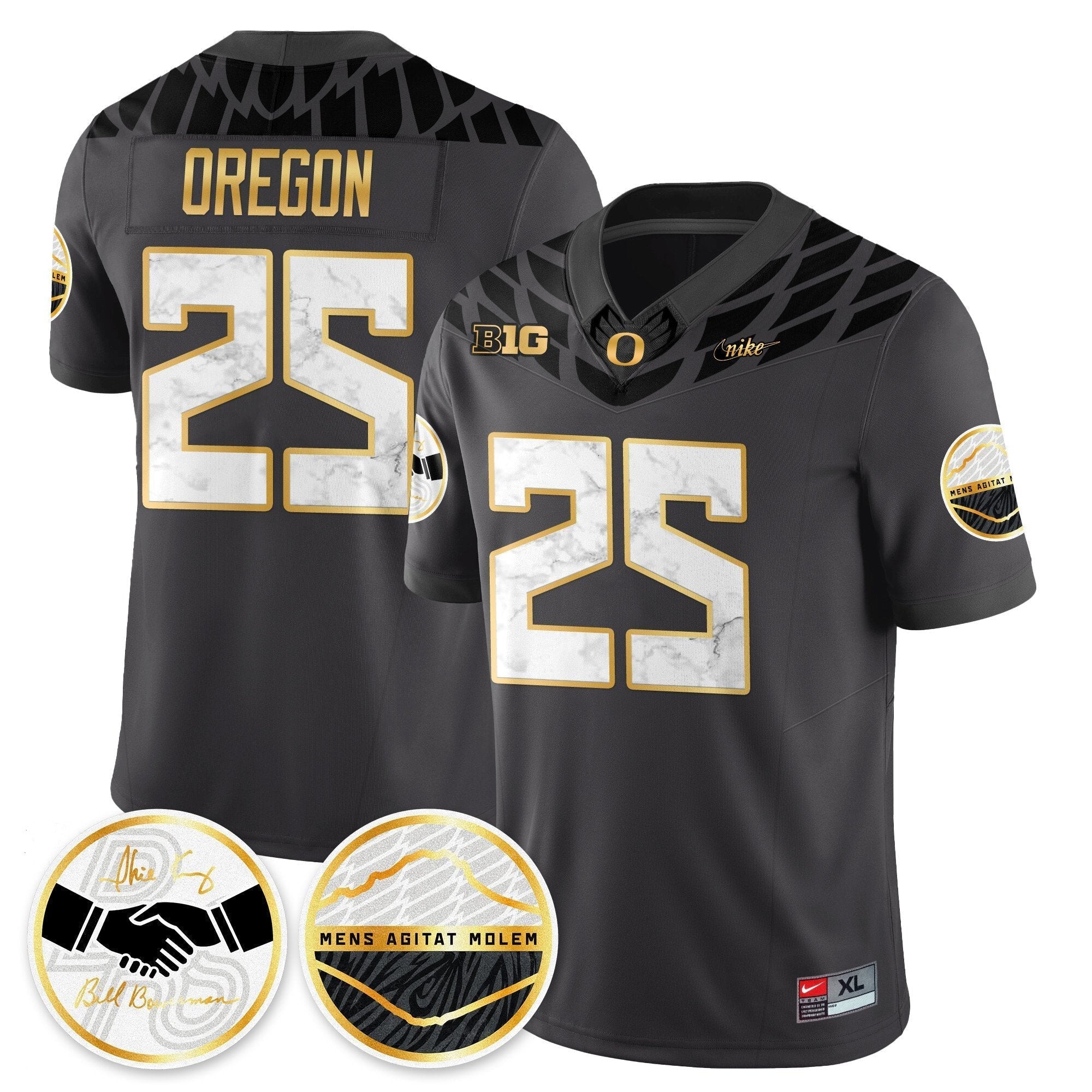 Oregon Ducks 2025 "Shoe Duck" Jersey V1 - All Stitched