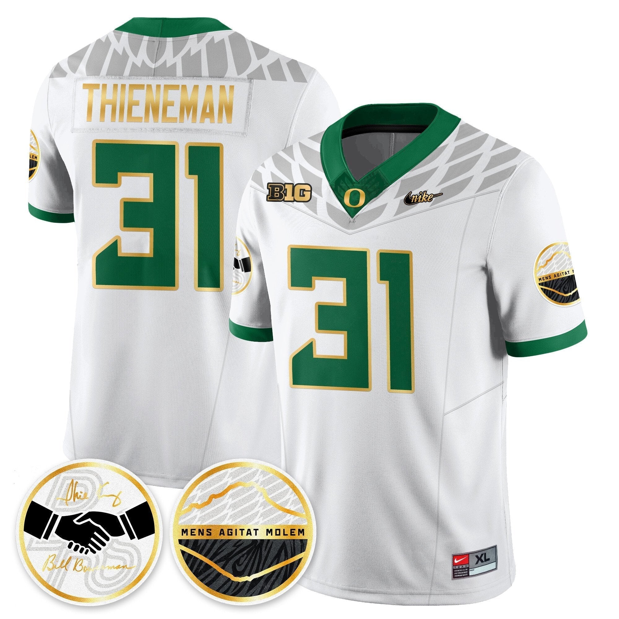 Oregon Ducks 2025 "Shoe Duck" Jersey V1 - All Stitched