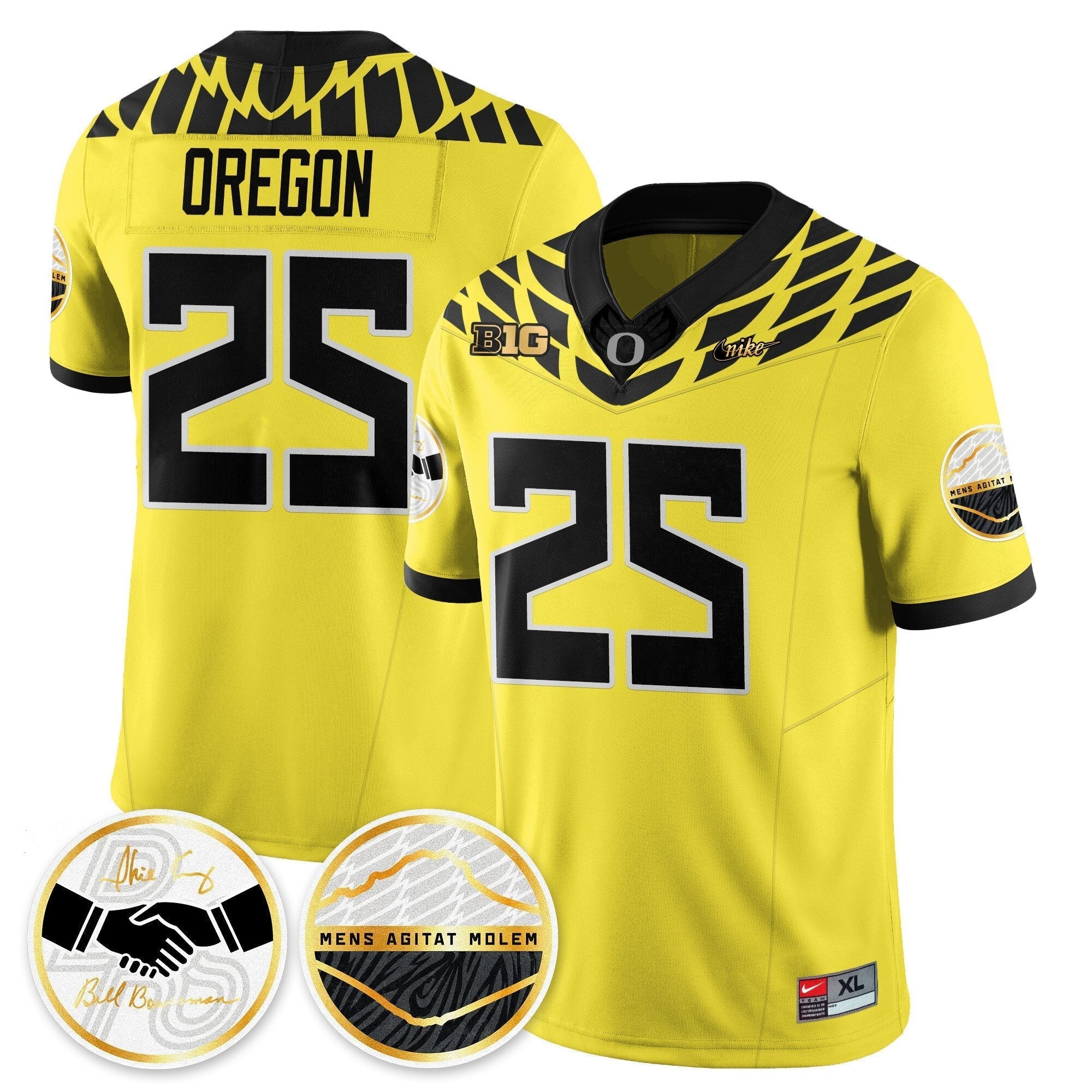 Oregon Ducks 2025 "Shoe Duck" Jersey V1 - All Stitched