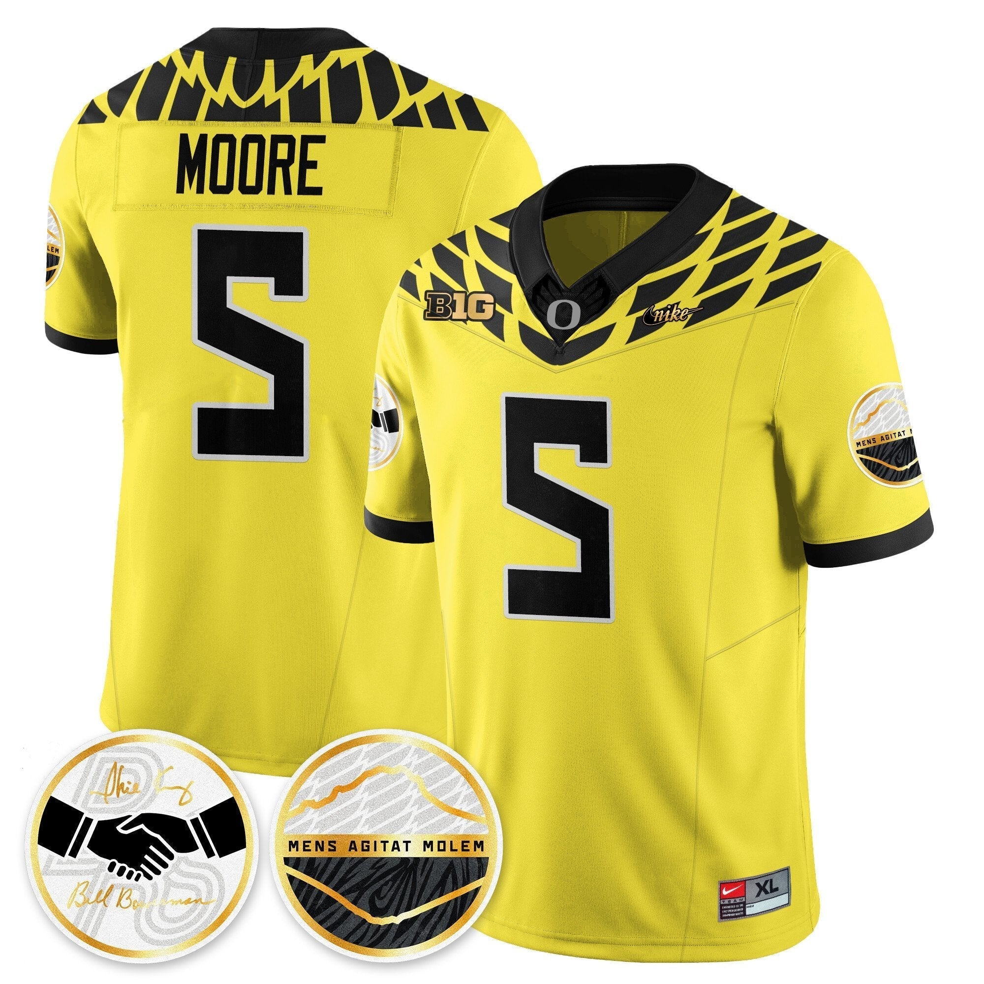 Oregon Ducks 2025 "Shoe Duck" Jersey V1 - All Stitched