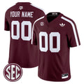 Texas A&M Aggies 2025 Vapor Limited Custom Jersey V2 - All Stitched