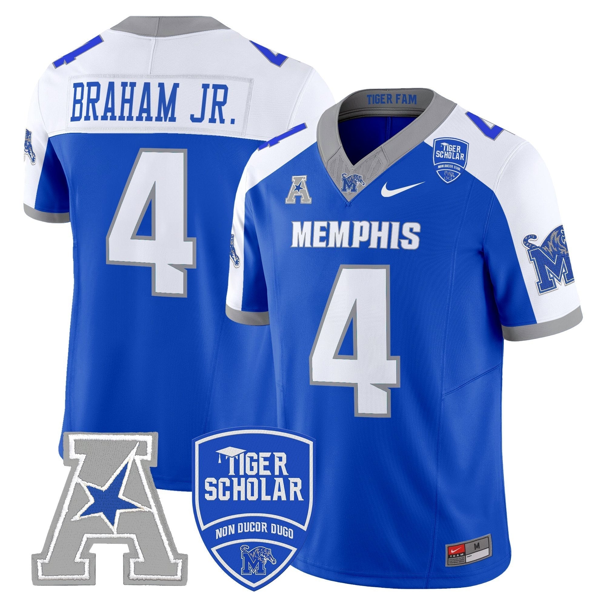 Memphis Tigers 2025 Vapor Limited Jersey - All Stitched