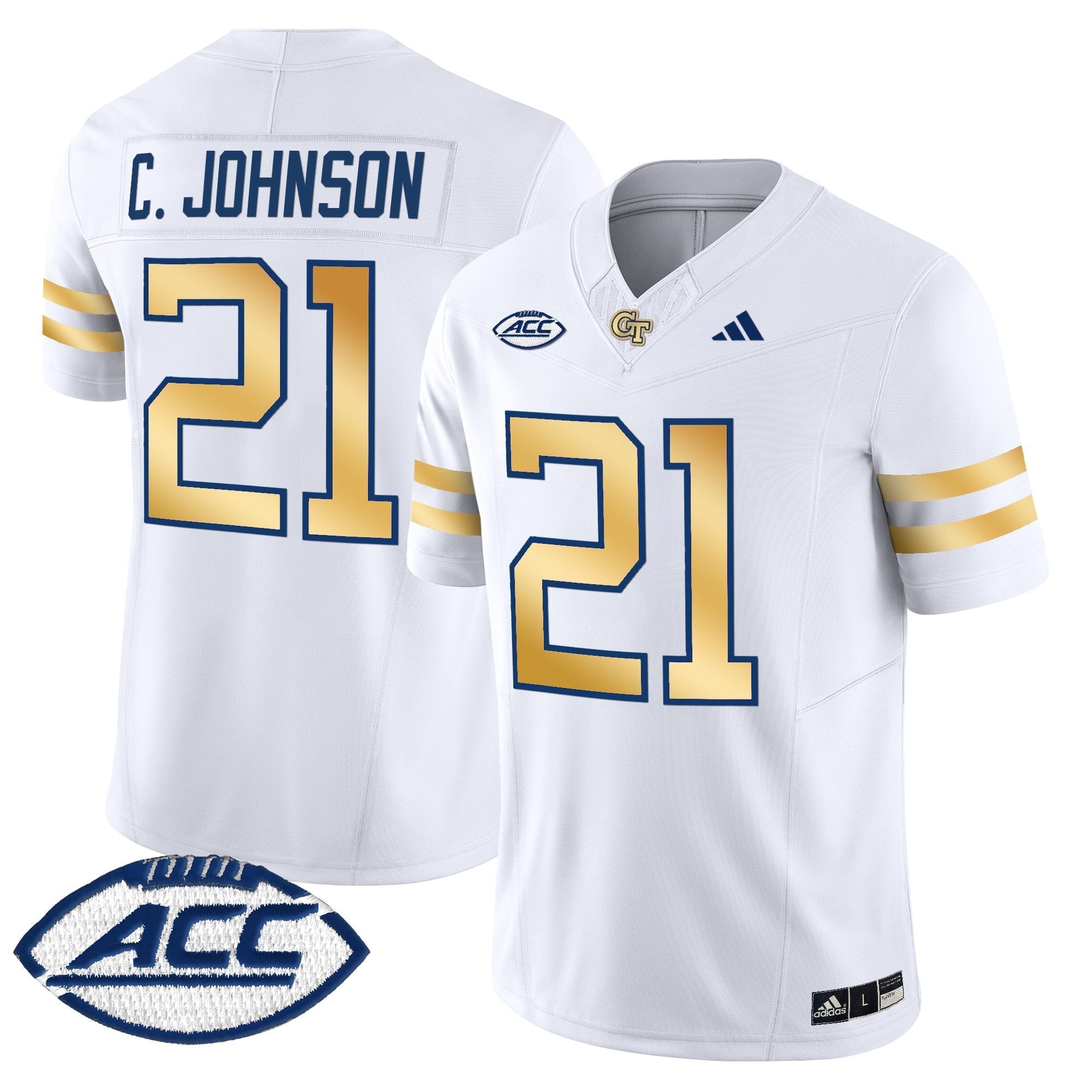 Georgia Tech Yellow Jackets 2025 Vapor Limited Jersey - All stitched