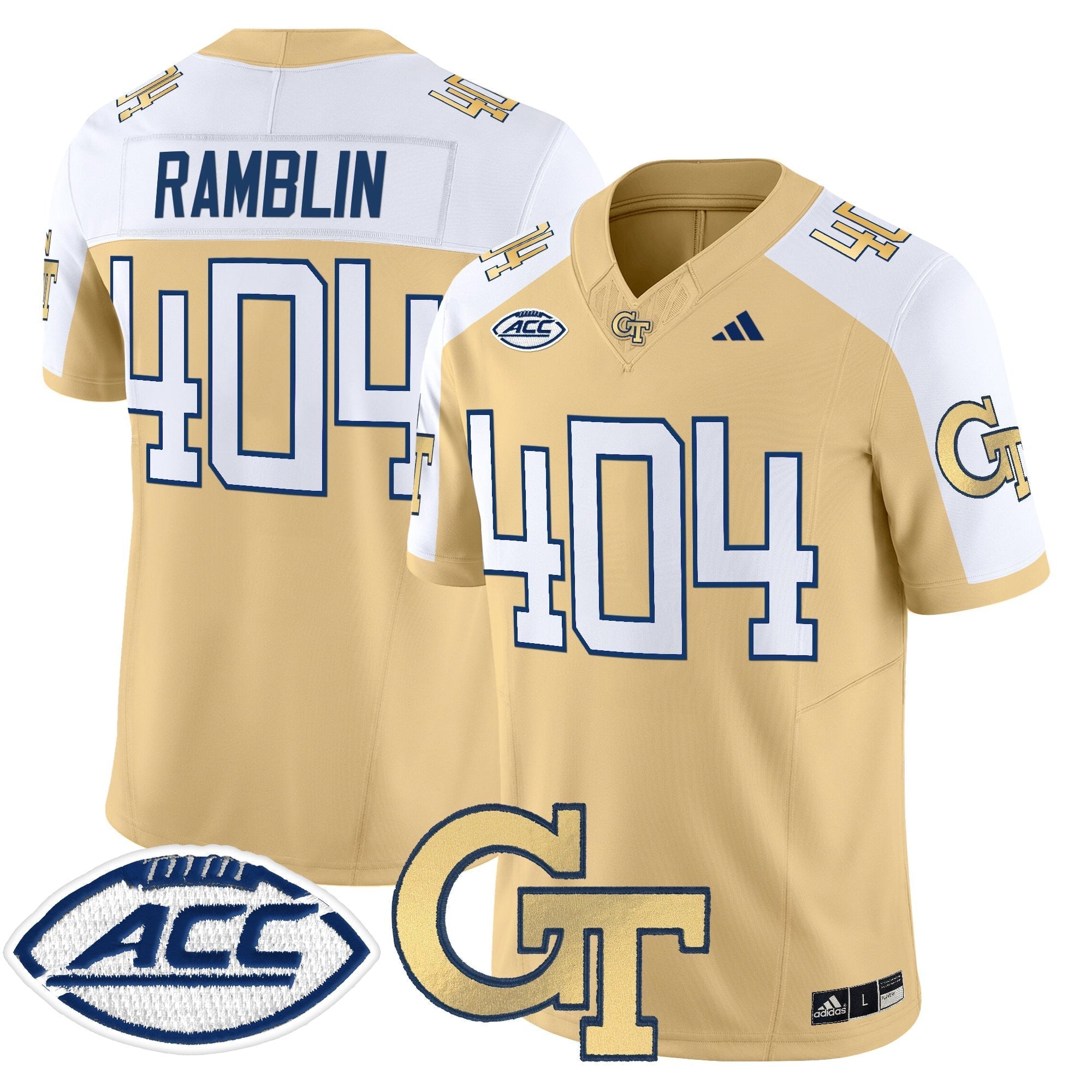 Georgia Tech Yellow Jackets 2025 Vapor Limited Jersey - All stitched